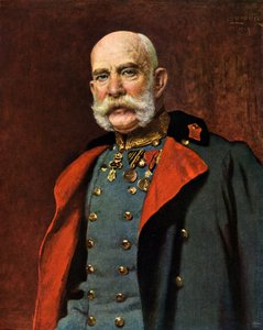 Portrait of the Emperor Franz Josef I of Austria by Unbekannter Künstler