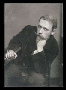 Portrait Photograph of Walter Crane (1845-1915) by Frederick Hollyer (1837-1933) 1886