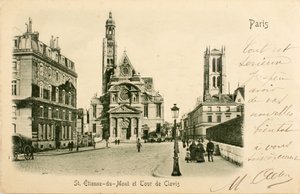 Saint Etienne du Mont, Tour de Clovis, Paris, France by William M. Timlin