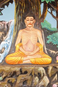 Preah Prom Rath Monastery: Life of the Buddha - Experiment with Asceticism, Siem Reap, Cambodia