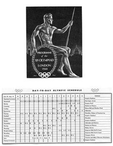 Programme of the XIV Olympiad in London and the Day-to-Day Olympic Schedule from July 29 to August 14