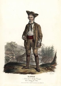 Raffile as Michau in Coelina by Rene Charles Guilbert de Pixerecourt, Ambigu Comique