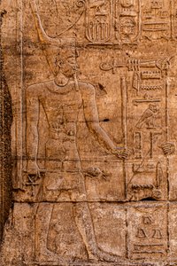 Relief, Karnak Temple, Luxor, Thebes, Egypt by Unbekannter Künstler