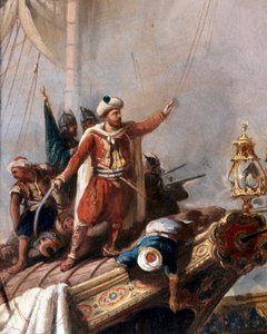 Representation of Hayreddin Barbarossa (detail) by Unbekannter Künstler