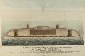Representation of the French Raft Supposed to Invade Great Britain in 1798