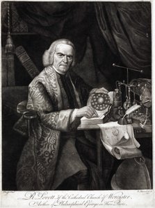 Richard Lovett, British physicist, c 1750-1780 by Unbekannt