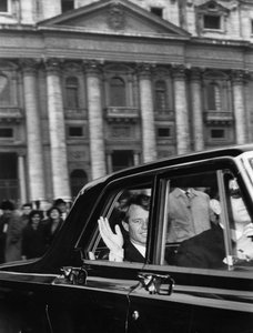 Robert Kennedy. Rome. 1966 by Unbekannt