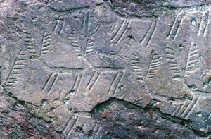 Rock Carvings in the Massi di Cemmo National Archaeological Park, Val Camonica (Unesco World Heritage List) by William M. Timlin