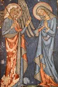 Saint-Pierre-le-Jeune Protestant Church, Fresco, Strasbourg, France by Unbekannter Künstler