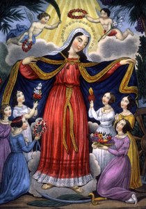 Saint Catherine and the Catherinettes, Mid 19th Century by Unbekannter Künstler