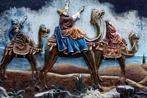 Saint Joseph Cathedral, The nativity, The three wise men or Magi, Hanoi, Vietnam (photo) by Unbekannt