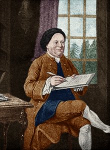Samuel Richardson, portrait. English author 19 August 1689 - 4 July 1761. by Mason Chamberlin by Unbekannt
