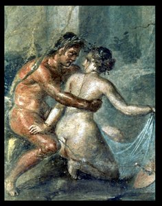Satyr and Maenad (detail) by Unbekannter Künstler