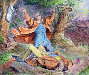 Scene from the Life of Protestant Reformer Martin Luther by Unbekannter Künstler