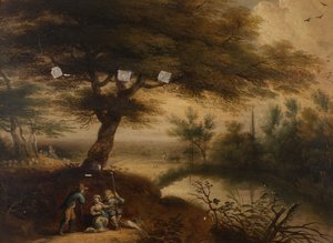 Shepherd Idyll by Unbekannter Künstler