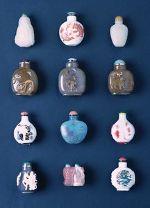 Selection of Oriental snuff bottles by Unbekannt