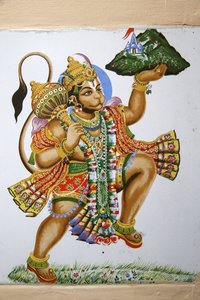 Shree Hindu Temple, Leicester. Hanuman, United Kingdom by Unbekannt
