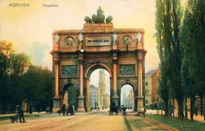 Siegestor (Victory Gate), Late 19th Century (print)