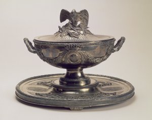 Silver tureen and stand from the Saltykov Service, by Robert Joseph Auguste (1725-1805), Paris