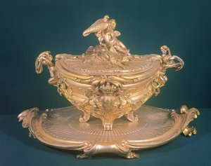 Soup Tureen, Louis XV, Made for the Empress Elizabeth of Russia, by F.T.Germain, Paris