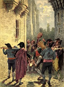 Spanish Serenade. Engraving in The Peoples of the Earth 1890