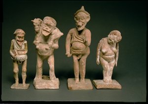 Statuettes of Actors and Actresses, Hellenistic by Unbekannt
