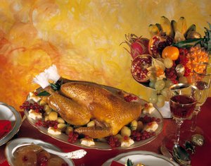 Still Life, Food, Roast Turkey - Photography
