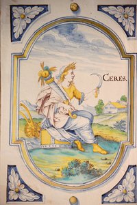 Stove Tile with the Figure of Ceres