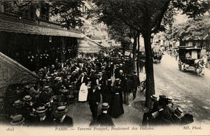 Taverne Pousset, Boulevard des Italiens, Paris by Unbekannter Künstler