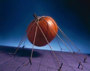 Tethered Pumpkin by Unbekannter Künstler