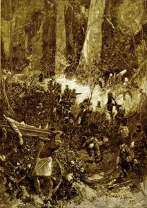 The Ashanti War of 1900: A Fight in the Forest by Unbekannter Künstler