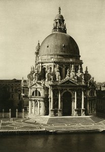 The Basilica of Santa Maria della Salute at the End of the Grand Canal, Venice by Unbekannt