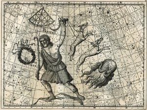 The Bower, the Boreal Crown, the hunting dogs, Berenice