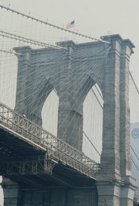 The Brooklyn Bridge by Unbekannt