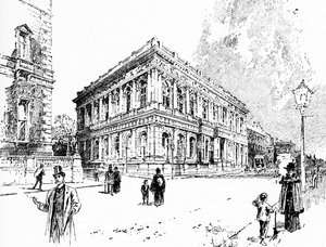 The Carlton Club, Pall Mall, London by Unbekannter Künstler