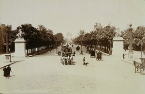 The Champs Elysees, Paris by Unbekannt