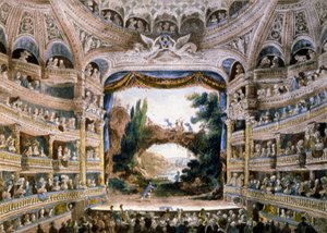 The Comedie Francaise Theatre in the Late 18th Century by Unbekannter Künstler