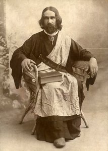 The Divine Healer Schrader, Temple, Texas, c.1888 by Unbekannt