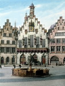 The Frankfurt City Hall is Called Römer by Unbekannter Künstler