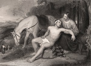 The Good Samaritan by Unbekannter Künstler