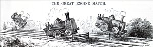The Great Engine Match by Unbekannt