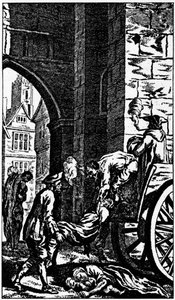 The Great Plague in London by Unbekannter Künstler