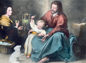 The Holy Family with the Little Bird