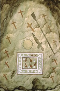 The Holy Grail (Reproduction of a 13th century painting) by Unbekannter Künstler