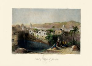 The Holy Land - Pool of Hezekiah, Jerusalem by Unbekannter Künstler