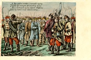 The January Uprising by Unbekannter Künstler