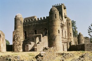 The Palace of Emperor Fasilidas in the Royal Enclosure by Unbekannt