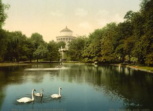 The Saxe Garden, Warsaw, Russia (i.e. Warsaw, Poland), c.1890-c.1900 by Unbekannter Künstler