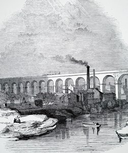 The Stockport Viaduct by Unbekannt