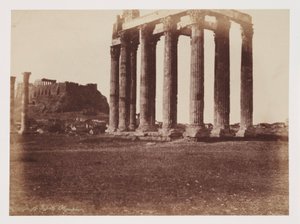 The Temple of Jupiter Olympius, c 1849